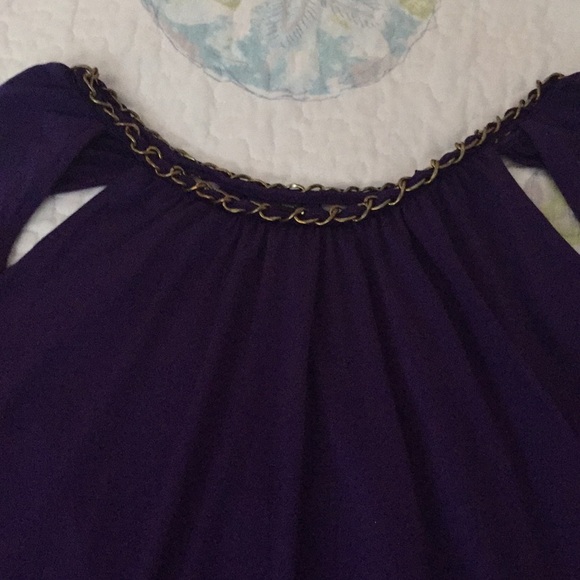 Guess Long Sleeve Purple Top - Picture 2 of 4